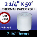 2 1/4'' X 50 THERMAL PAPER ROLLS