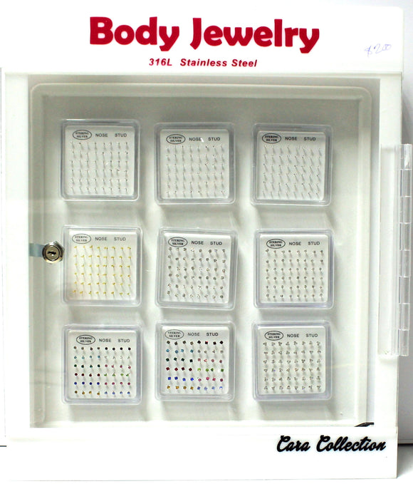 BODY JEWELRY STAINLESS STEEL 0.34 EACH