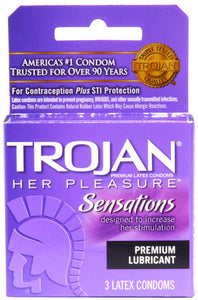 TROJAN HER PLEASURE SENSATION, PREMIUM LUBRICANT