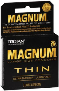 TROJAN MAGNUM THIN ULTRASMOOTH LUBRICANT