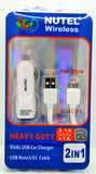 NOTE 3/S5 CAR CHARGER 2 IN 1 DUAL