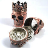 CROWN SKULL TOBACCO GRINDER