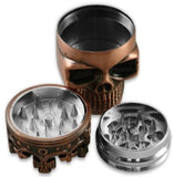 CROWN SKULL TOBACCO GRINDER